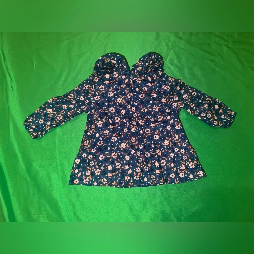 Carter's Navy Floral Baby Top 3 Months